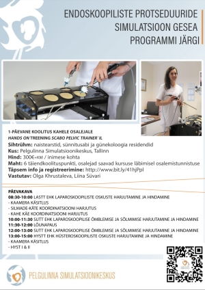 Endoskoopiliste protseduuride simulatsioon GESEA programmi järgi Pelgulinna Simulatsioonikeskuses